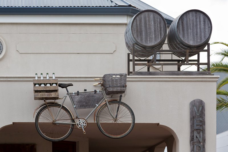 Bicycles on a Wall, Franschhoek | Franschhoek - Western Cape, South Africa (IMG_8979.jpg)