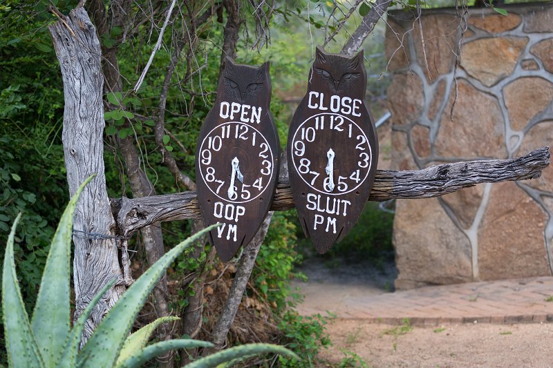 Owl-Shaped Signs at Entrance to Kruger National Park | Kruger National Park - South Africa (IMG_0357.jpg)
