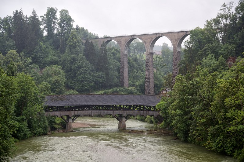 Switzerland Covered Bridge and Viaduct, Lütisburg, St. Gallen
