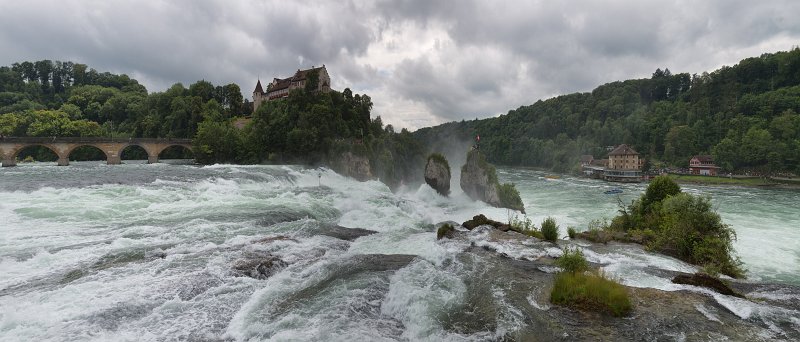 Panoiramic View of Rhine Falls, Neuhausen am Rheinfall, Schaffhausen, Switzerland | Switzerland (IMG_4831_32_33_34_35_36_37_38_39_40.jpg)