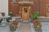 Wooden Door, Sparsels, Graubünden, Switzerland