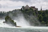 Rhine Falls and Laufen Castle, Neuhausen am Rheinfall, Schaffhausen, Switzerland