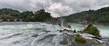 Panoiramic View of Rhine Falls, Neuhausen am Rheinfall, Schaffhausen, Switzerland