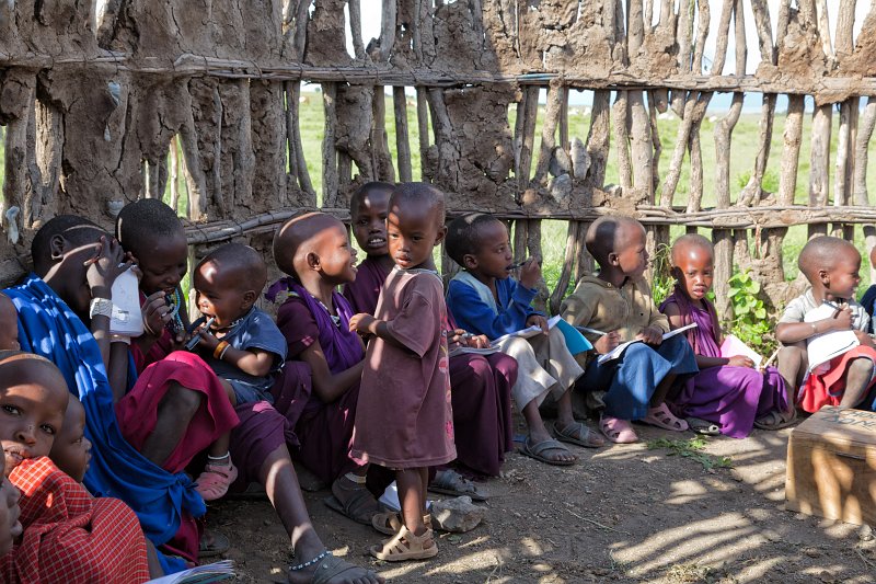 Pupils in Maasai School, Manyara Maasai Village, Tanzania | Manyara Massai Village, Tanzania (IMG_8391.jpg)