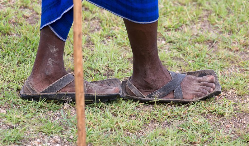 Typical Sandals, Manyara Maasai Village, Tanzania | Manyara Massai Village, Tanzania (IMG_8438.jpg)