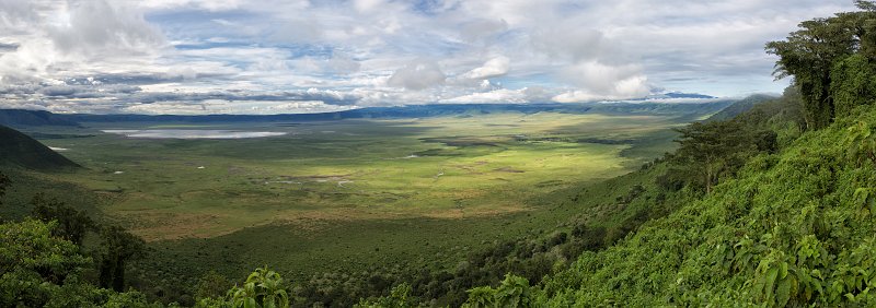 Panoramic View of Ngorongoro Crater, Tanzania | Ngorongoro Crater, Tanzania (IMG_8724_25_26_27_28_29_30_31_32.jpg)