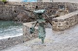 Sculpture of Fisherwoman, Puerto de la Cruz, Tenerife