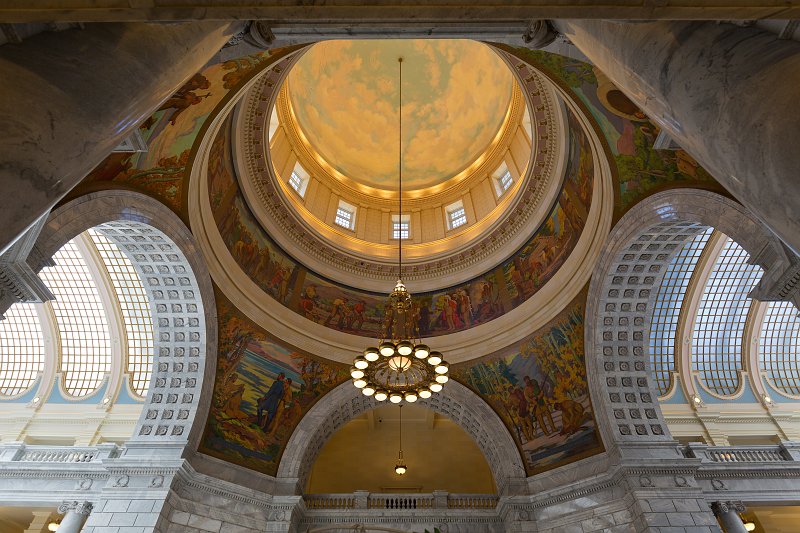 The Rotunda and Dome Interior, Utah State Capitol, Salt Lake City, Utah, USA | Salt Lake City - Utah, USA (IMG_5748.jpg)