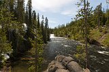 Lewis Falls and Lewis River, Yellowstone National Park, Wyoming, USA