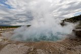 Excelsior Geyser, Midway Geyser Basin, Yellowstone National Park, Wyoming, USA
