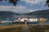 Floating Hotel ("Lebăda") on Lake Bicaz (Lacul Izvorul Muntelui)