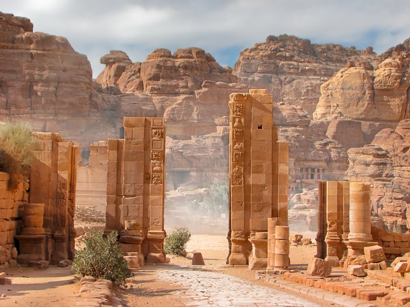 Temenos Gateway in Petra, Jordan | Scenery and Nature (SC91-IMG_6952_mf.jpg)