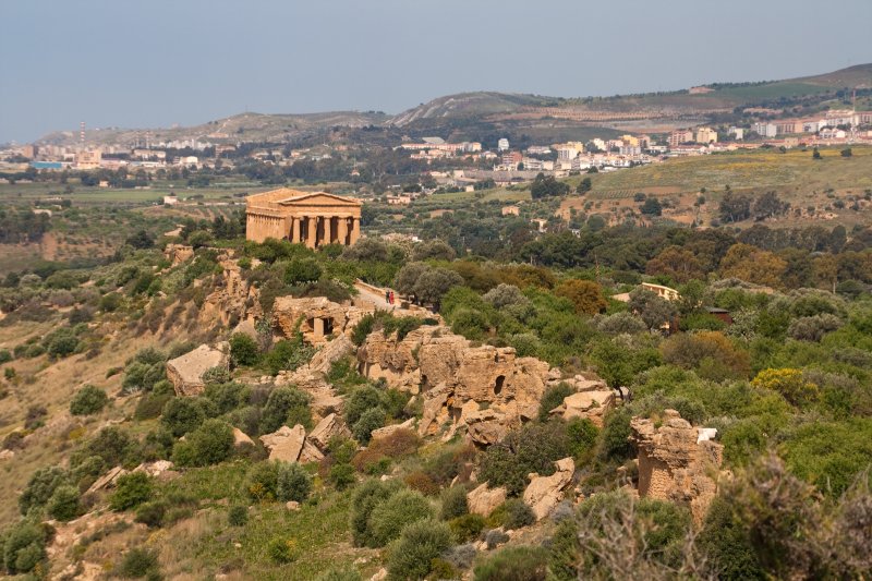 Agrigento - Temple of Concordia - panoramic view from the Temple of Juno | Greek Temples in Italy (TE10-IMG_9235.jpg)