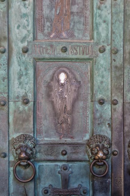 Detail of bronze portal of the Amalfi Cathedral | The Amalfi Coast (Campania, Italy) (IMG_3421.jpg)