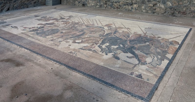 Mosaic floor in the House of the Faun, Pompeii | Pompeii - The Roman Time Capsule (IMG_1984.jpg)