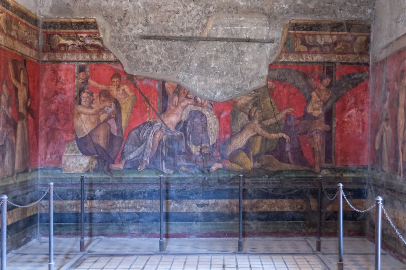 Fresco of the Dionysiac Mysteries in the Villa of the Mysteries, Pompeii  | Pompeii - The Roman Time Capsule (IMG_2078.jpg)