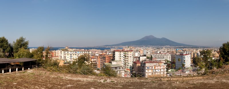 Panoramic view of Castellammare di Stabia and Mount Vesuvius | Stabiae - Villa Arianna and Villa San Marco (IMG_2677_78_79_80_81_82_83_84.jpg)