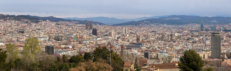Panoramic view of Barcelona | Barcelona (Catalonia, Spain) (IMG_8022_8023_2.jpg)