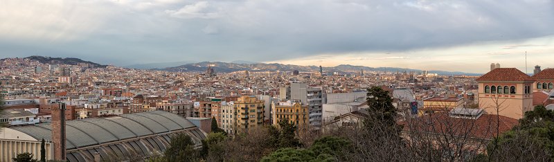 Panoramic view, Barcelona | Barcelona (Catalonia, Spain) (IMG_8320_21_22_23_24.jpg)