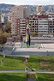 Parc de Joan Miró viewed from Arenas de Barcelona, Barcelona