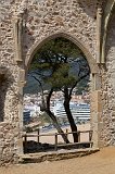  Tossa de Mar as seen from Gothic Church of Vila Vella enceinte, Costa Brava, Catalonia