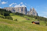 Alpe di Siusi and Sciliar Massif (Schlern Sciliar), South Tyrol, Italy