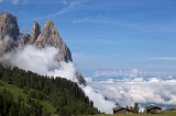 Santner and Euringer peaks of Sciliar Massif (Schlern Sciliar), South Tyrol, Italy