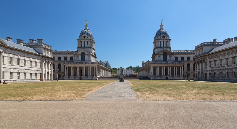 Queen Mary Court (left) and King William Court (right), Old Royal Naval College, Greenwich | London - Part III (IMG_1771.jpg)
