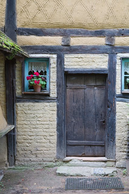 Wooden Door, Open Air Museum of Alsace, Ungersheim, France | Open Air Museum of Alsace - Ungersheim, France (IMG_4479.jpg)