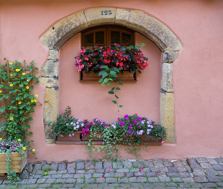 Window and Flower Boxes, Eguisheim, Alsace, France | Eguisheim - Alsace, France (IMG_3978.jpg)