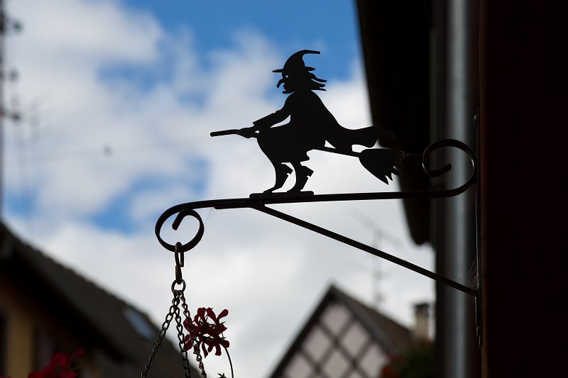 Silhouette of a Witch, Eguisheim, Alsace, France | Eguisheim - Alsace, France (IMG_4144.jpg)