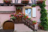 Decorated Balustrade, Eguisheim, Alsace, France
