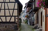 Narrow Street, Eguisheim, Alsace, France