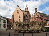 Saint-Léon IX Square, Eguisheim, Alsace, France