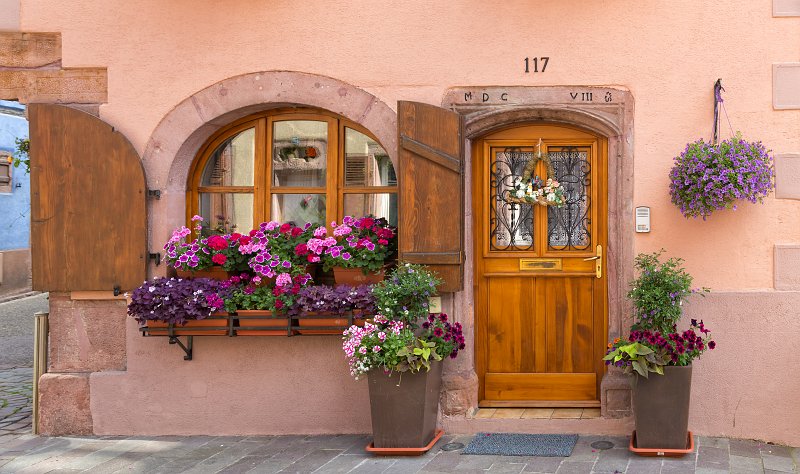 Door and Window, Ribeauvillé, Alsace, France | Ribeauvillé - Alsace, France (IMG_3478.jpg)