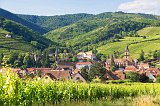 Ribeauvillé and Surrounding Vineyards, Alsace, France