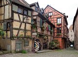 Street of Ramparts and Thieves' Tower, Riquewihr, Alsace, France