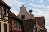 Storks in a Nest, Riquewihr, Alsace, France