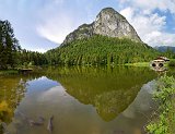 Lake Pflegersee, Garmisch-Partenkirchen, Bavaria, Germany