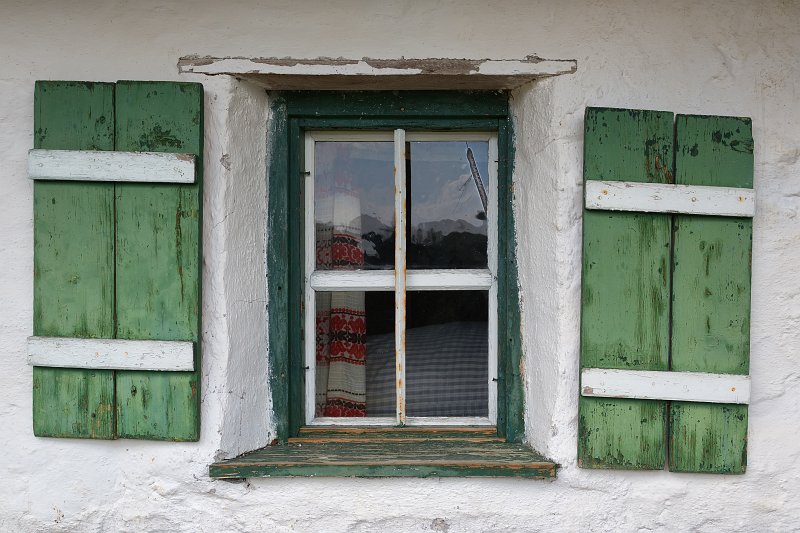 Rustic Farmhouse Window, Glentleiten Open Air Museum, Großweil, Germany | Glentleiten Open Air Museum - South Bavaria, Germany (IMG_0853.jpg)