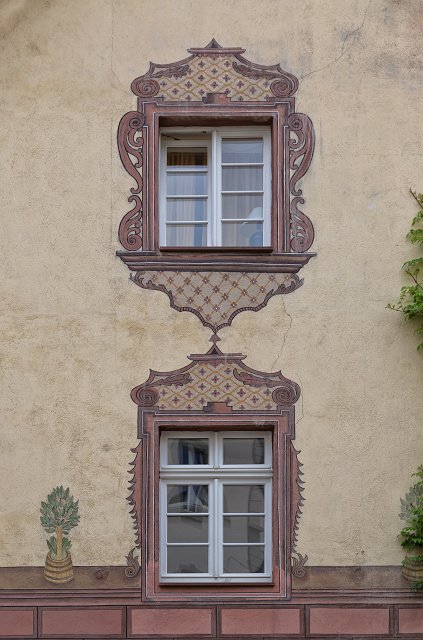 Decorated Windows, Freiburg im Breisgau, Baden-Württemberg, Germany | Freiburg im Breisgau - Baden-Württemberg, Germany (IMG_5143.jpg)