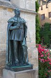 Statue in Courtyard, Hohenzollern Castle, Hechingen, Germany