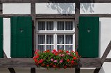 Window and Geranium Flowers, Sasbachwalden, Germany