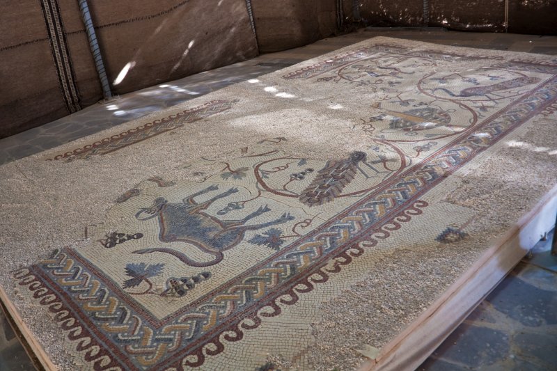 Mount Nebo – Mosaic floor from the church | Jordan - Madaba, Mount Nebo and Umm al Rassas (IMG_7558.jpg)