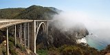 Bixby Creek Bridge in Fog, Big Sur, California