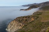 Big Sur Coast in fog, California