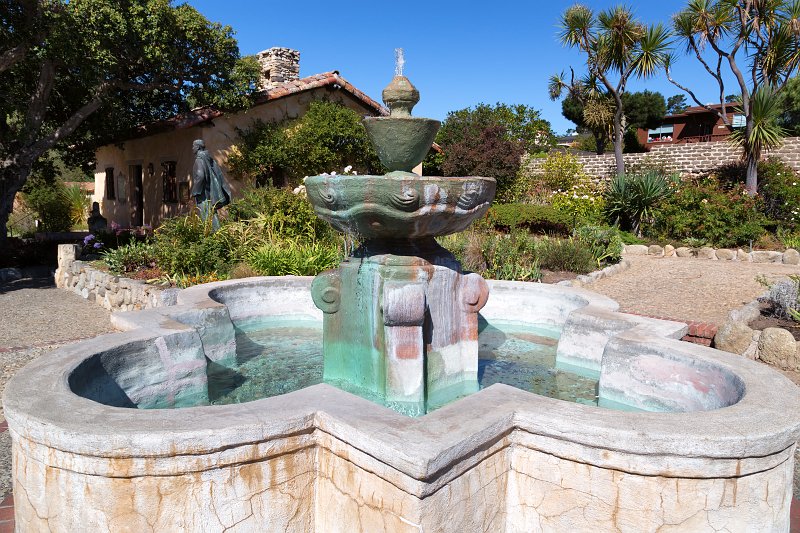 Forecourt Fountain, Carmel Mission, Carmel-by-the-Sea, California | Mission San Carlos Borromeo de Carmelo, Carmel (IMG_4262.jpg)
