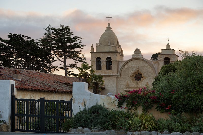Carmel Mission at Sunset, Carmel-by-the-Sea, California | Mission San Carlos Borromeo de Carmelo, Carmel (IMG_5408.jpg)