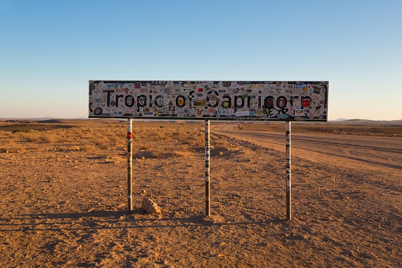 Tropic of Capricorn Sign, C14 Road near Rostock Ritz, Namibia | From Solitaire to Walvis Bay - Namibia (IMG_3512.jpg)