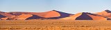 Panoramic View of Dunes, Sossusvlei, Namib-Naukluft National Park, Namibia